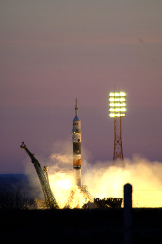Launch of the Eneide Mission from Baikonur Cosmodrome in Kazakhstan