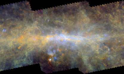 Herschel’s view of the Galactic Centre